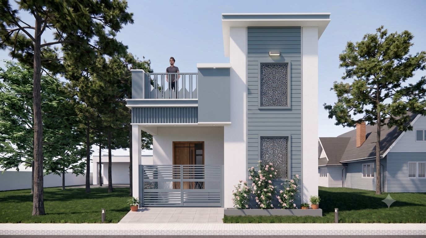 Vaastu-Aligned Structural Layout Plan